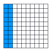 1 x 100-unit (big square)